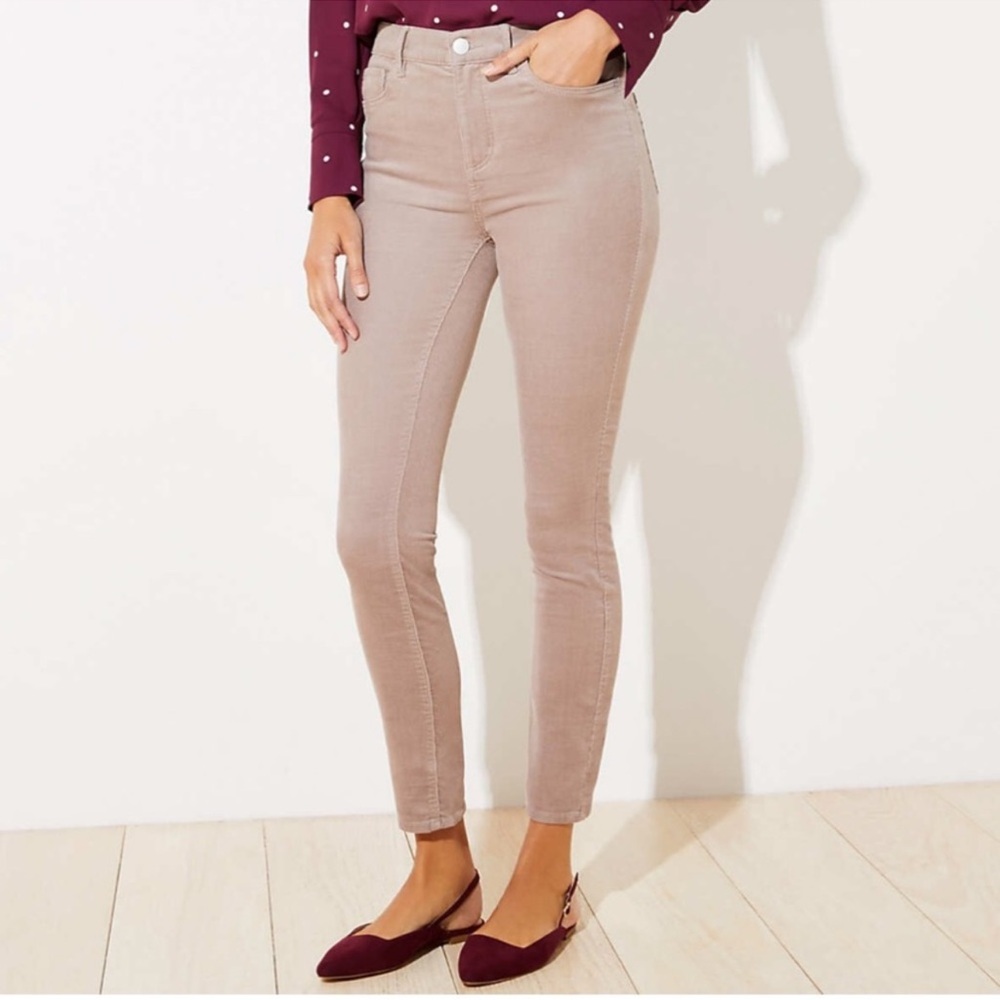 Loft Corduroy Skinny Pants